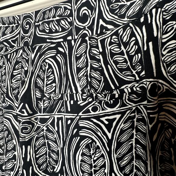 Ann Taylor LOFT High-Rise Wide Leg Printed Pant - Picture 5 of 8